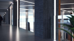 Lumines profile type SORGA lacquered black, 1 m